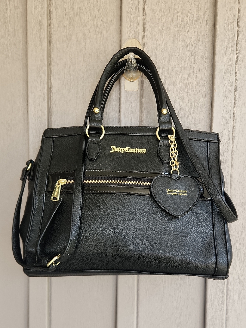 Juicy Couture Black It’s A Man’s World Dome Satchel